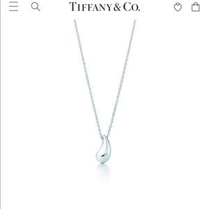 NIB Tiffany & Co. Elsa Peretti Teardrop Pendant